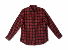 UNIQLO ユニクロ チェック シャツ L レッド/ブラック 基本アイテム