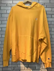 champion REVERSE WEAVE チャンピオン リバースウェーブ パーカー 青単　イエロー