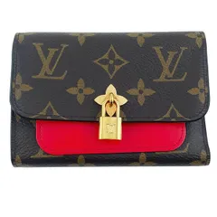 【中古】 LOUIS VUITTON ルイ・ヴィトン M62567 ポルトフォイユ フラワー コンパクト 3つ折り財布 モノグラム レディース 26003739 SA