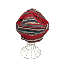 ユーズドフルギ USED古着 織り 総柄 ベレー帽 レディース 表記無 