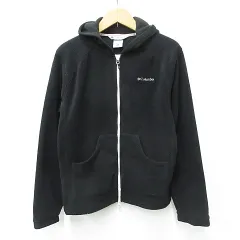 コロンビア Columbia アウトドアウエア ジャケット パーカ ジップアップ フード フリース 黒 ブラック M