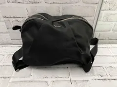 agnes.b/ナイロンショルダーバッグ/ブラック/アニエスベー/牛床革/US11M-03