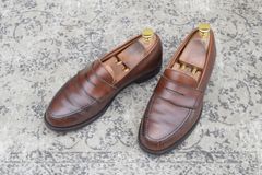 訳あり】Alden タッセルローファー コードバン バーガンディ US9.5
