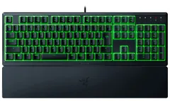 Razer レイザー Ornata V3 X JP ゲーミングキーボード 有線 薄型 静音メンブレンスイッチ 耐摩耗性と耐傷性を向上したUV コートABSキーキャップ シングルゾーン Chroma RGB 耐久性と耐水性に 設計 エルゴノミックリストレスト付 
