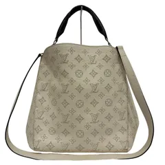 LOUIS VUITTON ルイヴィトン バビロン PM M50032 ホワイト モノグラム マヒナ 2WAYバッグ レディース 【中古】 12602K207