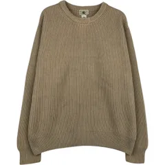 古着 90年代 エルエルビーン L.L.Bean リブ編み コットンニットセーター メンズL相当 ヴィンテージ/eaa619700
