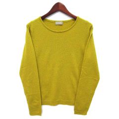 マーガレット ハウエル｜カシミヤミックスニット 杢3色糸 茶黒ベージュ