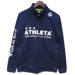 アスレタ ATHLETA ジャージ トラック ジャケット サッカー フットサル トレーニング ネイビー 紺 S