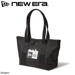 新品 NEWERA 正規品 ニューエラ トートバッグ ちいかわ コラボ 限定 ミニトート コンパクト カバン 鞄 手提げ サブバッグ キャラクター グッズ ハチワレ うさぎ BOXロゴ 黒 ブラック 14864490