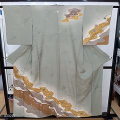 子供着物 アンティーク お宮参り 七五三 祝着 波模様に龍 CK-7368
