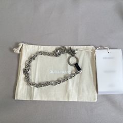 Maison Margiela MM6ドッグタグプレートボールチェーンブレスレト