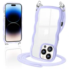 『数量限定』 TPU カバー クリア いPhone14Pro Max スマホケース Max 創意 個性 ショルダー 肩掛け 首掛け ケース 斜めかけケース 可愛い 用の かわいい 韓国 Pro 透明 薄型 iPhone14 耐衝撃 アイフォン14ProMax(
