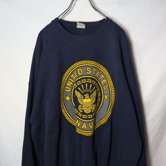 美品】⭐️USNA アメリカ海軍学校 リバースウィーブ型スウェット XL 