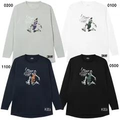 BIKE バイク L/S Tシャツ(DUNK) バスケットボール プラクティスシャツ 長袖 Ｔシャツ BK6704、(1100)ネイビー