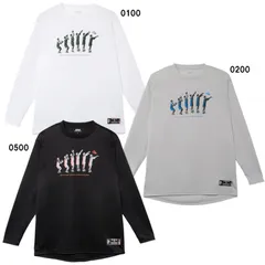 BIKE バイク L/S Tシャツ(SHOOTER) バスケットボール プラクティスシャツ  長袖 Ｔシャツ BK6705、(0500)ブラック