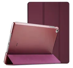 ProCase iPad Air 2(2014発売)ケース スマート 超スリム スタンド フォリオ保護ケース 半透明フロスト バックカバー 対応端末：Apple iPad Air 9.7