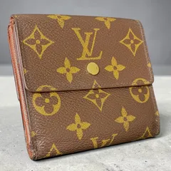 x71 ポルト モネ ビエ カルトクレディ　ポルトフォイユ エリーズ 旧型　モノグラム　Louis Vuitton ルイ ヴィトン 　3つ 折り　三つ折り 財布　ミニ コンパクト ウォレット　Wホック　モノグラム