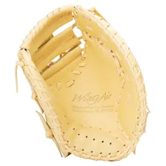 ザナックス XANAX 軟式ジュニアミット ウイングエアー グラブ・ミット グラブ・ミット (BJF25JF1W)、(C94)クリームブラウンのサムネイル