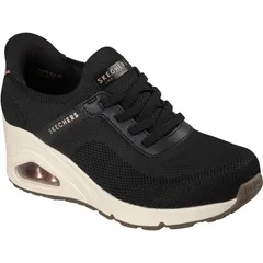 skechers(スケッチャーズ) 61 UNO WEDGE-SLIP N KNIT カジュアルシューズ W (177531-blk)、選択