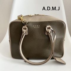 4727 A.D.M.J. モーツァルト ミニ ハンドバッグ ブルー ボストン 