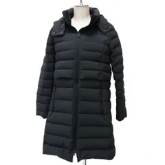 美品☆FILA フィラ ゴルフ フード付き ダウンコート ブラック レディース LL 大きめサイズ Wジップ