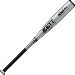 zett(ゼット) JR.軟式アルミバット GODA-G9 野球ソフトバットJRナンアルミ (bat77638-1300)26SS、シルバー
