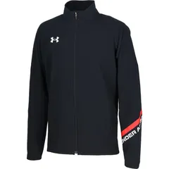 underarmour(アンダーアーマー) 61UAウーブン フルジップ ジャケット マルチSPトレーニングシャツ M (6015050-001)、BLK