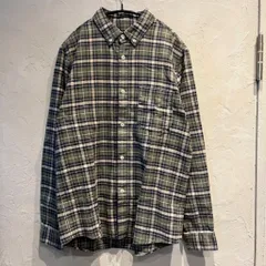 A.P.C アーペーセー 長袖チェックシャツ グリーン系 size-XS【代官山05】