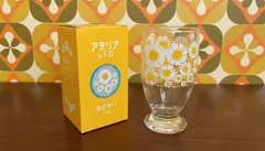 アデリアレトロ 台付きグラス 花ざかり｜レトロな花畑を、あなたの食卓へ