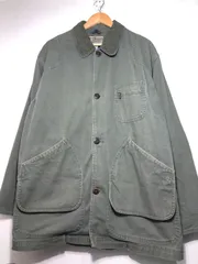 022082 L.L.Bean  ハンティング ジャケット L カーキ 襟コーデュロイ