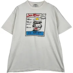 古着 80年代 ヘインズ Hanes BEEFY-T 青タグ プリントTシャツ USA製 メンズXL相当 ヴィンテージ/eaa613695