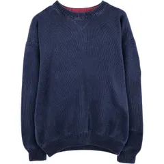 古着 90年代 エディーバウアー Eddie Bauer 黒タグ コットンニットセーター メンズM相当 ヴィンテージ/eaa618195