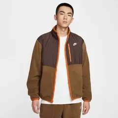 NIKE(ナイキ) ナイキ クラブ ウィンタライズド フルジップ ジャケット スポーツスタイル ウェア ジャケット・ジャンパー IM9453、(235)モスウッドブラウン