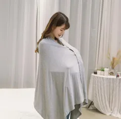 授乳ケープ ストール ポンチョ 綿 4way 授乳カバー 産婦人科看護師推薦 透けない UVカット
