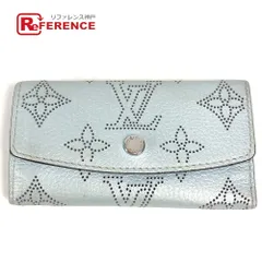 LOUIS VUITTON ルイヴィトン キーケース ミュルティクレ4 M81236 モノグラムマヒナレザー ブルーヌアージュ ブルー