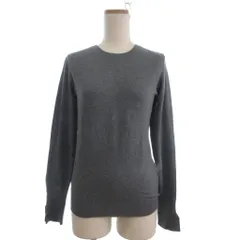 ザラ ZARA KNIT ニット セーター 長袖 グレー M ■GY35