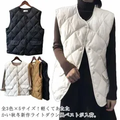 インナー ダウンベスト レディース 中綿ベスト キルティングベスト 軽量 ベスト ダウン綿 秋 冬 春 インナーダウン ライトダウン ベスト ノーカラー 中綿ジャケット 袖なし スリム あたたかい 防#dongdong8164