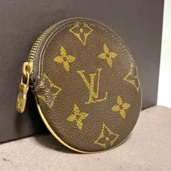 x35 ポシェット ポルト モネ ロン　モノグラム　丸型　円形　ルイ ヴィトン　Louis Vuitton　小銭入れ　コインケース モノグラム