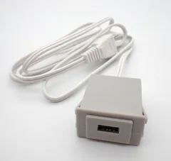 YAZAWA コンセントがUSBコードに。2.1A USBポート