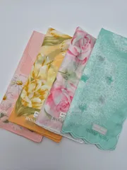 【新品】HANAE MORI レディースハンカチ 4枚セット お買い得品