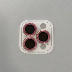 カメラレンズカバー　iPhone15Pro/15ProMax pink cam-634【M】