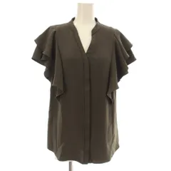 ジャスグリッティー JUSGLITTY 1 カーキ シャツ ブラウス 半袖 /JP