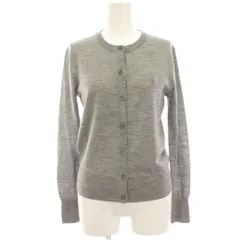 ポロ ラルフローレン POLO RALPH LAUREN ニットカーディガン ウール 長袖 スモールポニー 薄手 XS グレー 0200011603 /HN