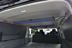 ハイエースベッドキットフレーム、重量用スライドレール車内荷物工具