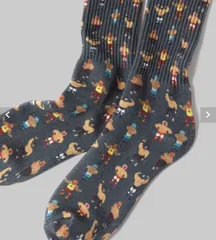 新品　gym master ジムマスター　ポージングレスラー　カーキー系　クルーソックス　25 -27　男女共用　メンズ　レディース　ユニセックス　かわいい　面白い　お洒落　ハッピーペイント　プロレスラー　プレゼント　新入生　合格祝い