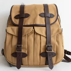 【美品】FILSON【Rucksack リュック】タン コットンツイル×レザー フィルソン 26020709のサムネイル
