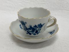 希少ほぼ新品】マイセン アルペンフローラ リンドウ カップ ソーサー 1