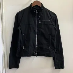 N198 00s Calvin Klein カルバン・クライン ツーウェイ バイカー ジャケット