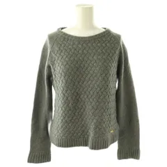 ブルーレーベルクレストブリッジ BLUE LABEL CRESTBRIDGE ニット セーター 長袖 カシミヤ混 38 グレー /ES ■OS