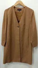 M02　インディヴィ　INDIVI　ジャケット　サイズ36　ブラウン系　おすすめ　シンプルデザイン